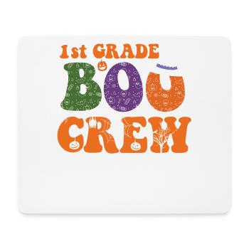 1st Class Boo Crew Spooky Pumpkin Monster - Mouse Pad (horizontal) - white - Front