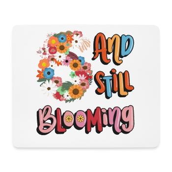 6 And still blooming girls flowery 6. - Mouse Pad (horizontal) - white - Front