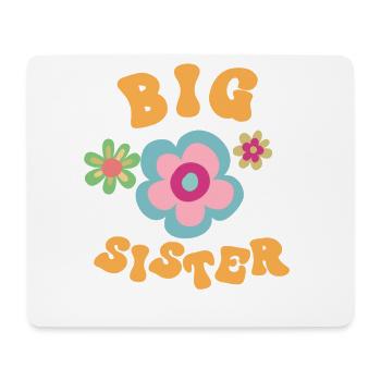 Big Sister Adorable Cluster Of Flowers Bloom - Mousepad (Querformat) - Weiß - Vorne