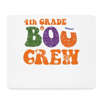 4. Klasse Boo Crew Gespenstische Kürbismonster - Mousepad (Querformat) - Weiß - Vorne