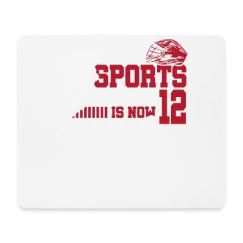 Cette légende du sport a maintenant 12 ans, match de crosse - Tapis de souris (format paysage) - blanc - Devant