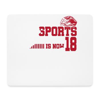 Cette légende du sport a maintenant 18 ans, match de crosse - Tapis de souris (format paysage) - blanc - Devant