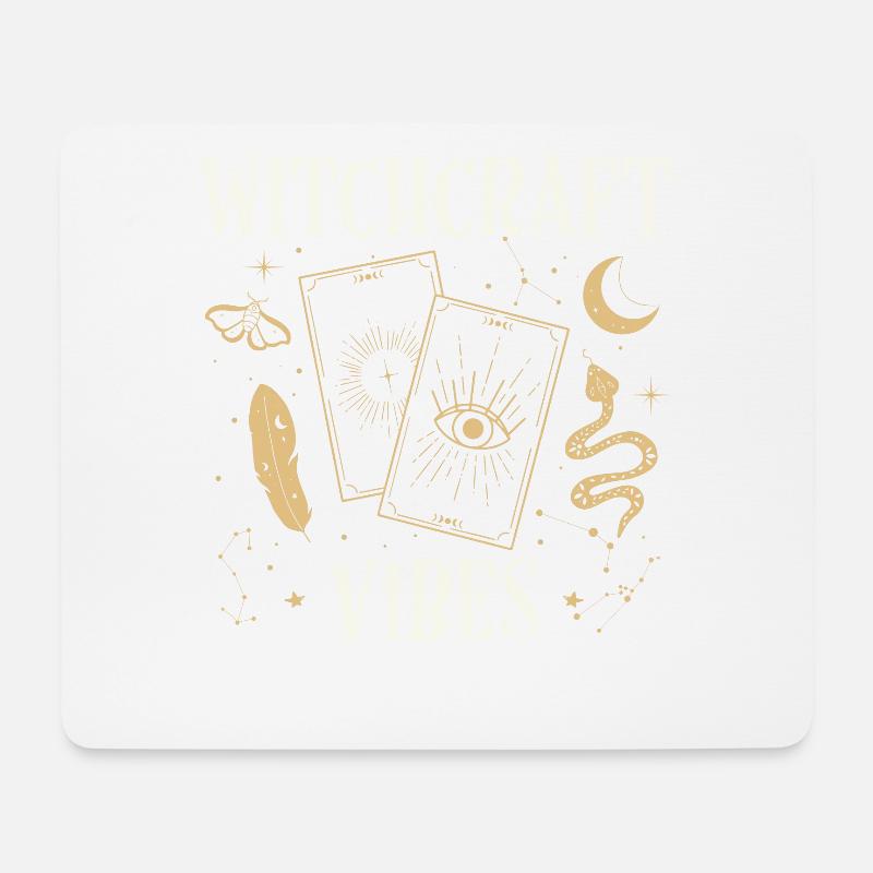 Witchcraft Vibes Spooky Sorcery Halloween Urlaub - Mousepad (Querformat) - Weiß