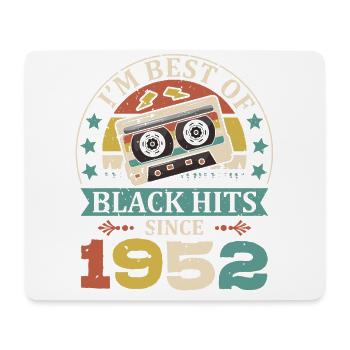 I’m Best Of Black Hits Since 1952 Cassette - Tapis de souris (format paysage) - blanc - Devant