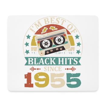 I'm Best Of Black Hits Seit 1955 Kassette - Mousepad (Querformat) - Weiß - Vorne