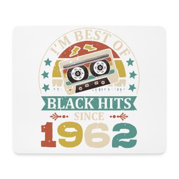 I’m Best Of Black Hits Cassette depuis 1962 - Tapis de souris (format paysage) - blanc - Devant