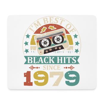 I’m Best Of Black Hits Cassette depuis 1979 - Tapis de souris (format paysage) - blanc - Devant