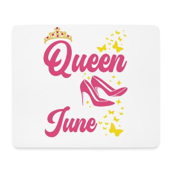 A queen was born in June all the best to - Mouse Pad (horizontal) - white - Front