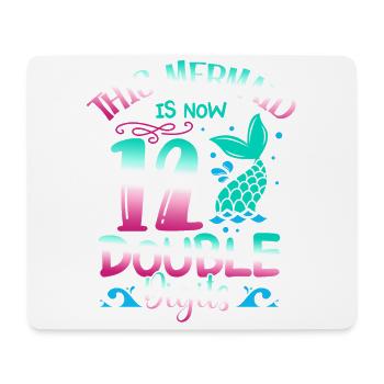 This mermaid is now 12 double digits, - Mouse Pad (horizontal) - white - Front