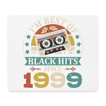 I’m Best Of Black Hits depuis 1999 Cassette - Tapis de souris (format paysage) - blanc - Devant