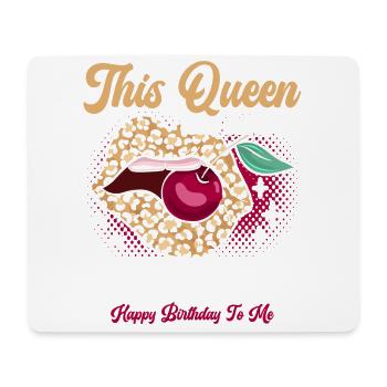 This queen was born in November happy - Mouse Pad (horizontal) - white - Front