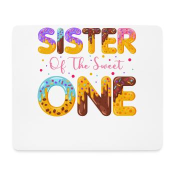 Schwester Der Süßen Bestreut Köstlichen Krapfen - Mousepad (Querformat) - Weiß - Vorne