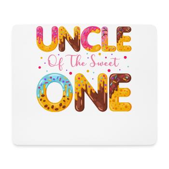 Onkel Der Süßen Bestreut Köstlichen Krapfen - Mousepad (Querformat) - Weiß - Vorne