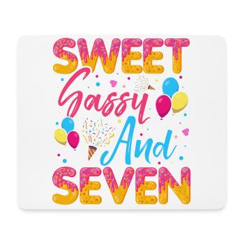 Sweet Sassy And Seven Sprinkles Delicious - Mouse Pad (horizontal) - white - Front