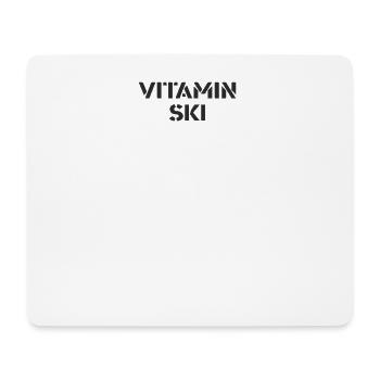 Ski - Vitamin Ski - Mousepad (Querformat) - Weiß - Vorne