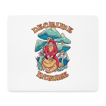 Decrime Nature Colorful Magic Mushroom Trippy - Mouse Pad (horizontal) - white - Front
