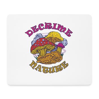 Decrime Nature Colorful Magic Mushroom Trippy - Mouse Pad (horizontal) - white - Front