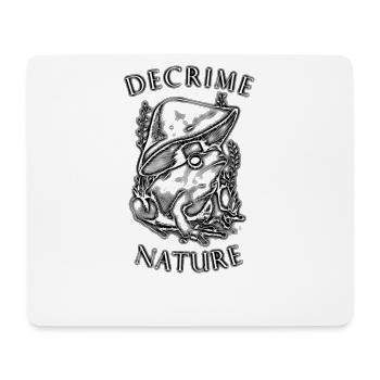 Decrime Nature Colorful Magic Mushroom Frog - Mouse Pad (horizontal) - white - Front