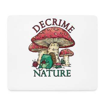 Decrime Nature Colorful Magic Mushroom Frog - Mouse Pad (horizontal) - white - Front