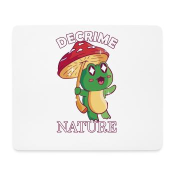 Decrime Nature Colorful Mushroom Frog - Mousepad (Querformat) - Weiß - Vorne