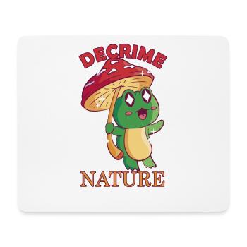 Decrime Nature Colorful Mushroom Frog - Mousepad (Querformat) - Weiß - Vorne