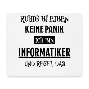 Informatiker Lustig Spruch Programmierer Geschenk - Mousepad (Querformat) - Weiß - Vorne