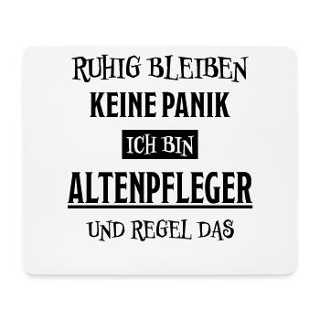 Altenpfleger Lustiger Spruch Altenpfleger Geschenk - Mousepad (Querformat) - Weiß - Vorne
