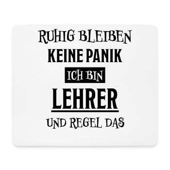Lehrer Lustige Spruch Unterricht Lehrer Geschenk - Mousepad (Querformat) - Weiß - Vorne