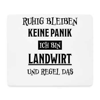 Landwirt Lustig Spruch Traktor Landwirt Geschenk - Mousepad (Querformat) - Weiß - Vorne