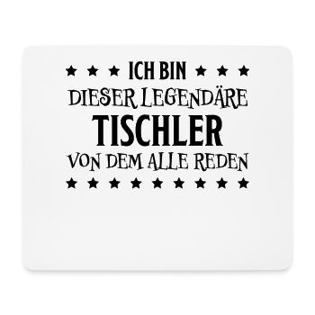 Tischler Lustiger Spruch Beruf Tischler Geschenk - Mousepad (Querformat) - Weiß - Vorne