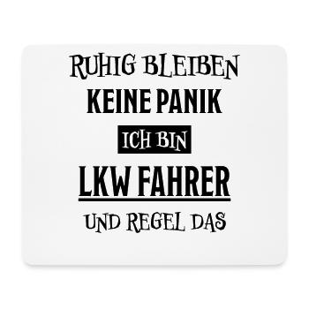 LKW Fahrer Fun Lustiges Spruch LKW Fahrer Geschenk - Mousepad (Querformat) - Weiß - Vorne