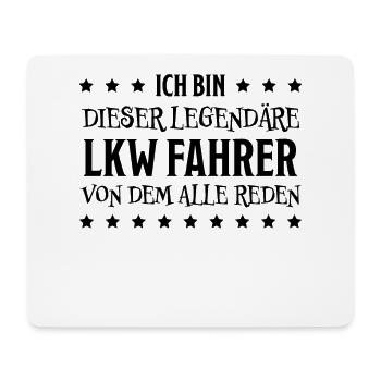 LKW Fahrer Fun Lustiges Spruch LKW Fahrer Geschenk - Mousepad (Querformat) - Weiß - Vorne