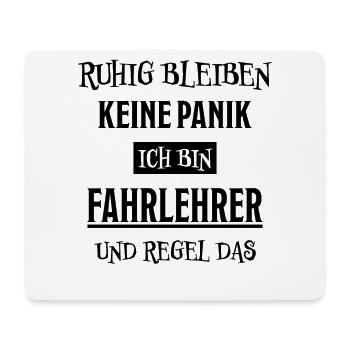 Fahrlehrer Lustige Spruch Fahrschullehrer Geschenk - Mousepad (Querformat) - Weiß - Vorne