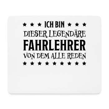 Fahrlehrer Lustige Spruch Fahrschullehrer Geschenk - Mousepad (Querformat) - Weiß - Vorne