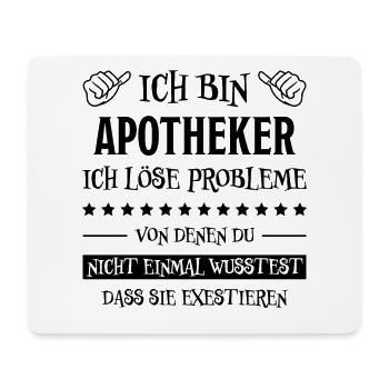 Apotheker Beruf Lustiger Spruch Apotheker Geschenk - Mousepad (Querformat) - Weiß - Vorne