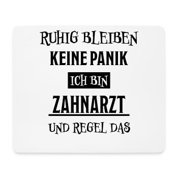 Zahnarzt Lustiger Spruch Job Zahnmedizin Geschenk - Mousepad (Querformat) - Weiß - Vorne