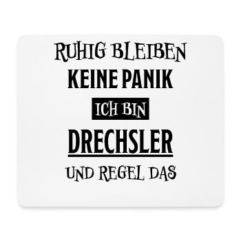 Drechsler Lustiger Spruch Job Drechsler Geschenk - Mousepad (Querformat) - Weiß - Vorne