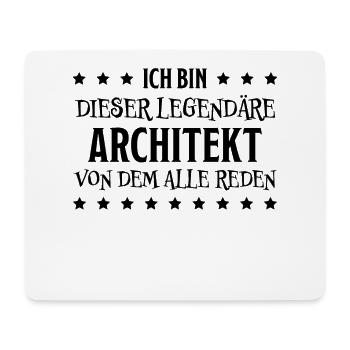 Architekt Spruch Architektur Architekt Geschenk - Mousepad (Querformat) - Weiß - Vorne