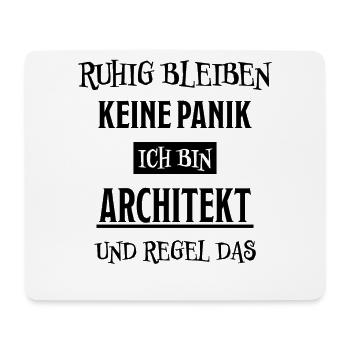 Architekt Spruch Architektur Architekt Geschenk - Mousepad (Querformat) - Weiß - Vorne