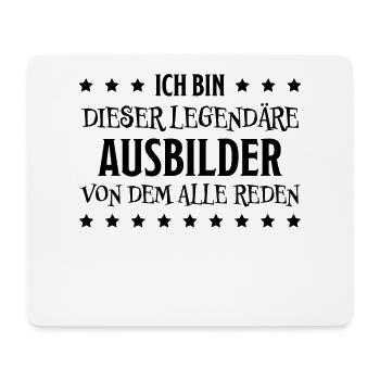 Ausbilder Beruf Lustiger Spruch Ausbilder Geschenk - Mousepad (Querformat) - Weiß - Vorne