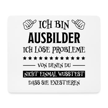 Ausbilder Beruf Lustiger Spruch Ausbilder Geschenk - Mousepad (Querformat) - Weiß - Vorne