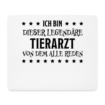 Tierarzt Lustige Spruch Beruf Tierarzt Geschenk - Mousepad (Querformat) - Weiß - Vorne