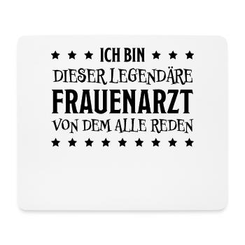 Frauenarzt Spruch Gynäkologe Frauenarzt Geschenk - Mousepad (Querformat) - Weiß - Vorne