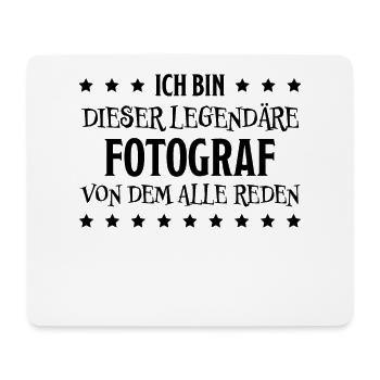 Fotograf Lustiger Spruch Beruf Fotografen Geschenk - Mousepad (Querformat) - Weiß - Vorne