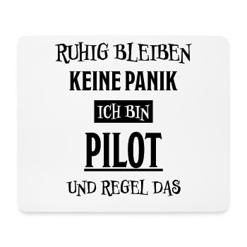 Pilot Lustige Spruch Flug Flugsport Pilot Geschenk - Mousepad (Querformat) - Weiß - Vorne