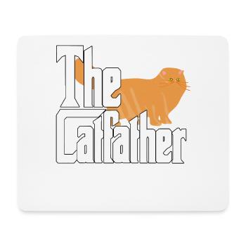 Cat Dad The Catfather Crazy Cat Father Kitty Daddy - Mouse Pad (horizontal) - white - Front