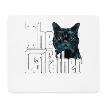 Cat Dad The Catfather Crazy Cat Father Kitty Daddy - Mouse Pad (horizontal) - white - Front