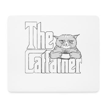 Cat Dad The Catfather Crazy Cat Father Kitty Daddy - Mouse Pad (horizontal) - white - Front