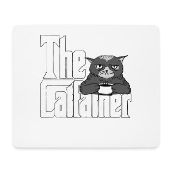 Cat Dad The Catfather Crazy Cat Father Kitty Daddy - Mouse Pad (horizontal) - white - Front