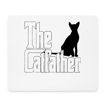 Cat Dad The Catfather Crazy Cat Father Kitty Daddy - Mouse Pad (horizontal) - white - Front